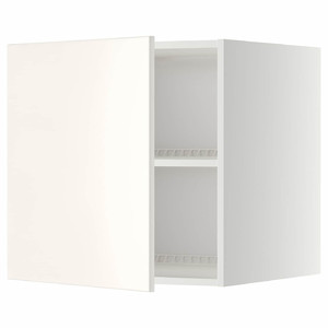 METOD Top cabinet for fridge/freezer, white/Veddinge white, 60x60 cm