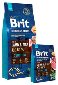 Brit Dog Food Premium By Nature Sensitive Lamb 1kg