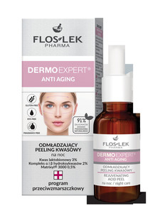 Floslek Pharma Dermo Expert Anti-Aging Rejuvenating Acid Night Peel 30ml