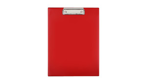 Clipboard A4, red