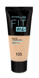 Maybelline Fit Me! Matte + Poreless Foundation no. 105 Natural Ivory