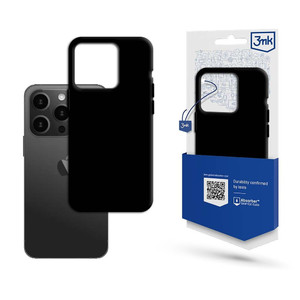 3MK Phone Case Matt Case iPhone 15 Pro 6,1, black