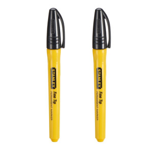 Stanley Black Permanent Marker Pen Fine Tip