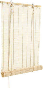 Corded Roller Blind Bamboo 120x180cm, natural