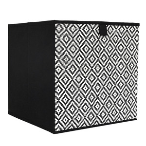 Storage Box 30x30cm, Braid, black