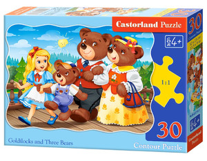 Castorland Children's Puzzle Goldilocks and Three Bears 30pcs 4+