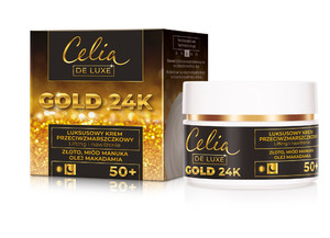 Celia Gold 24K Luxurious Anti-Wrinkle Cream 50+ Lifting Moisturising 50ml