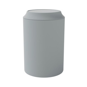 GoodHome Bathroom Waste Bin Kina 5 l, grey