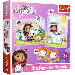 Trefl Children's Puzzle Gabby's Dollhouse 2in1 3+