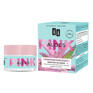 AA Aloe Pink Intensively Moisturising Face Cream-Gel Day Vegan 50ml