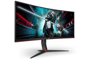 AOC 34" Gaming Monitor CU34G2X/BK VA 144Hz 1ms HDMIx2 DP