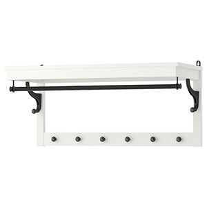 HEMNES Hat rack, white, 85 cm