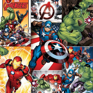 GoodHome Fleece Wallpaper Marvel Heima, multicolour