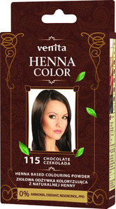 VENITA Henna Color Coloring Powder Conditioner - 115 Chocolate