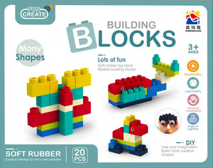 Building Blocks Junior Soft 20pcs 3+