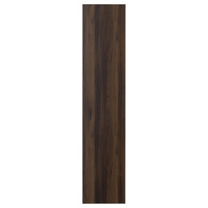 STORKLINTA Door, dark brown/oak effect, 50x229 cm