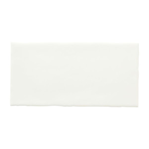 Glazed Tile Vernisse GoodHome 7.5 x 15 cm, white, 0.9 m2