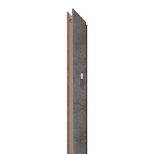 Adjustable Door Frame Jamb 80-100 mm, left, dark concrete