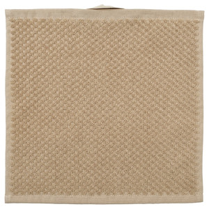 GULVIAL Washcloth, beige, 30x30 cm
