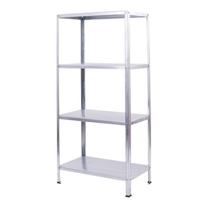 Steel Shelving Unit 140x70x30cm 4 Shelves 40kg, galvanized