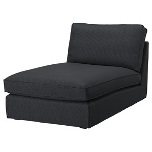 KIVIK Cover for chaise longue, Tresund anthracite