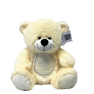 Tulilo Soft Plush Toy Teddy Bear 34cm, light beige, 0+