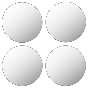 FÄRGEK Decorative mirror, grey, 20 cm