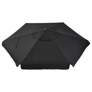 VÅRHOLMEN Parasol canopy, dark grey, 300 cm
