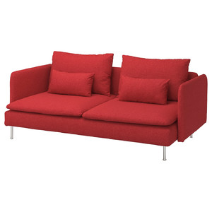 SÖDERHAMN 3-seat sofa, Tonerud red