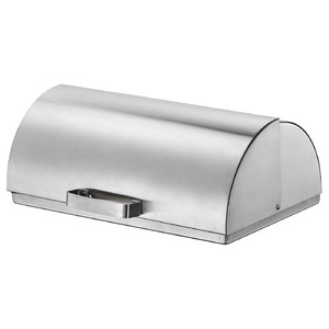 ORDNING Bread bin, stainless steel