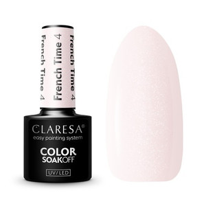 CLARESA UV/LED Color Gel Polish French Time 4 5g