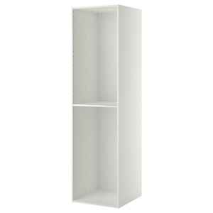 METOD High cabinet frame, white, 60x60x220 cm