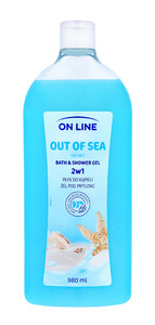 On Line 2in1 Bath & Shower Gel Out of Sea 980ml