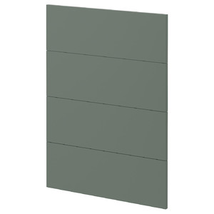 METOD 4 fronts for dishwasher, Bodarp grey-green, 60 cm