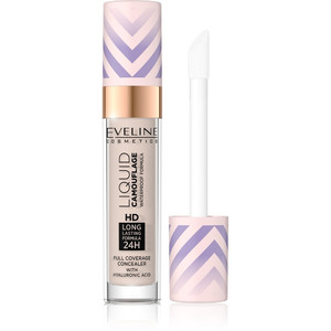 Eveline Liquid Camouflage Waterproof Concealer with Hyaluronic Acid  no. 02 Light Vanilla 7.5ml