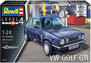 Revell Plastic Model Kit VW Golf GTI Builders Choice 12+