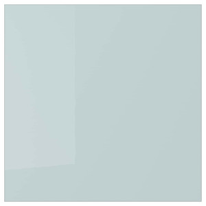 KALLARP Door, high-gloss light grey-blue, 40x40 cm