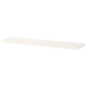 BERGSHULT Shelf, white, 80x20 cm