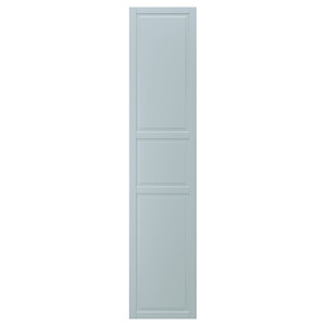 FJÄREHALS Door, light grey-blue, 50x229 cm