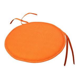 Outdoor Seat Cushion Chair Pad, round, orange