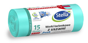 Stella Plastic Waste Bags Bathroom Fresh 15l 30pcs