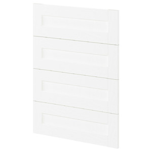 METOD 4 fronts for dishwasher, Enköping white/wood effect, 60 cm