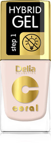 Delia Cosmetics Coral Hybrid Gel Nail Polish no. 82  11ml
