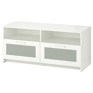 BRIMNES TV bench, white