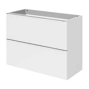 Goodhome Wall-mounted Basin Cabinet Imandra Slim 80cm, white