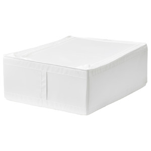 SKUBB Storage case, white, 43x53x19 cm