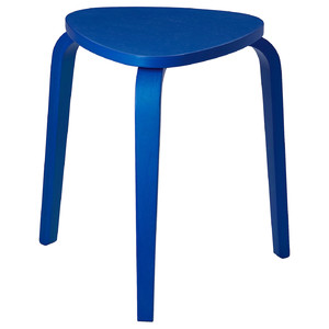 KYRRE Stool, bright blue