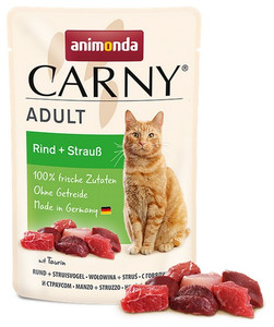 Animonda Carny Adult Cat Food Beef & Ostrich 85g