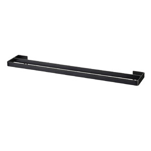 SKOGSVIKEN Towel rail, black, 60 cm