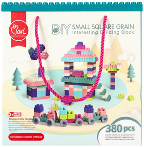 Building Blocks DIY Small Square Grain 380pcs 3+